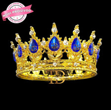 KRUNA MISS - Plastik - Zlato Plava